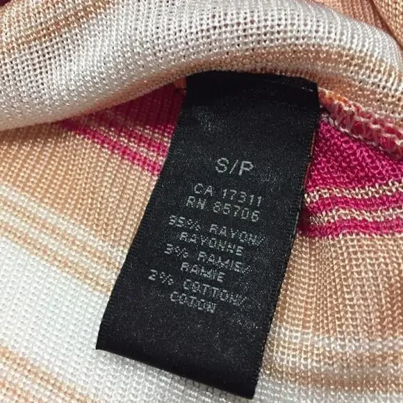 Pink Crochet Knit Tank Top sz S - Picture 6 of 8